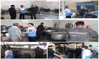 بازدید بهداشتی از محل پخت و توزیع اطعام نذری دهه پایانی صفر در ششتمد