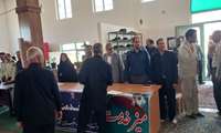 استقرار «میز خدمت» شبکه بهداشت و درمان ششتمد در جایگاه نماز جمعه به مناسبت هفته دولت