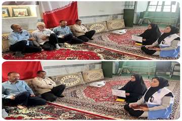 جلسه طرح شبنم در حسین آّباد